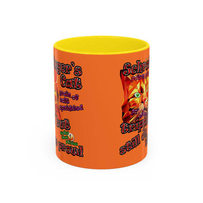 schrodinger's cat - Accent Mug (crusta)