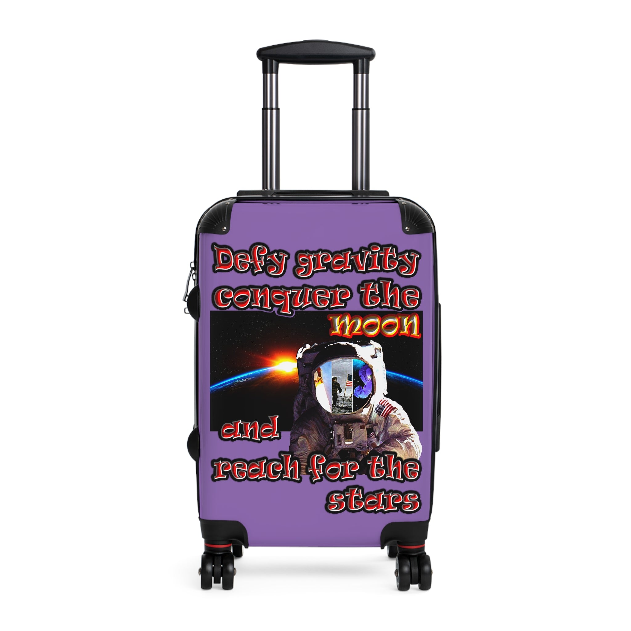 defy conquer reach - Suitcase (light purple)