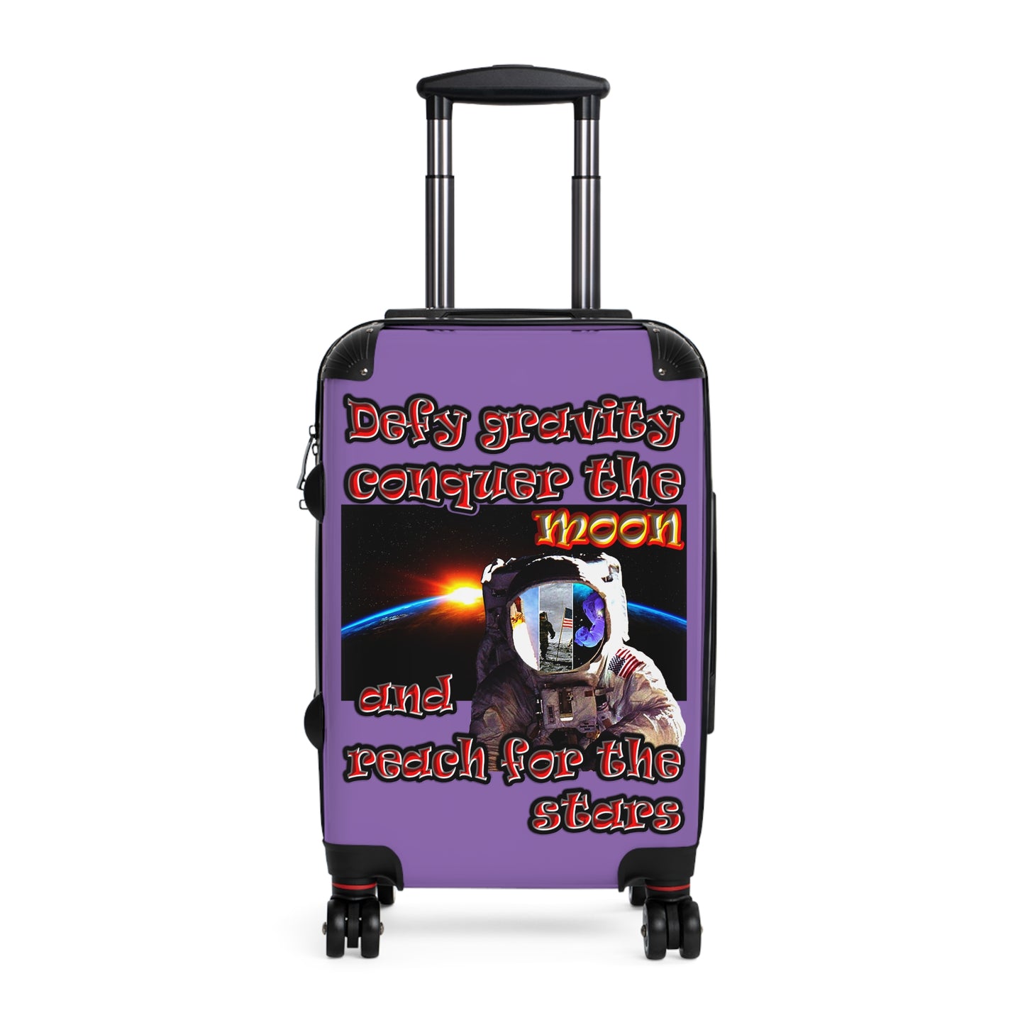 defy conquer reach - Suitcase (light purple)