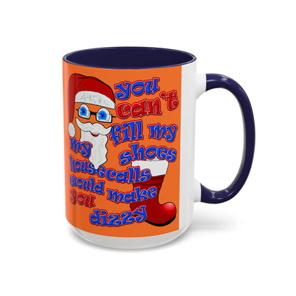 santa's shoes - Accent Mug (crusta)