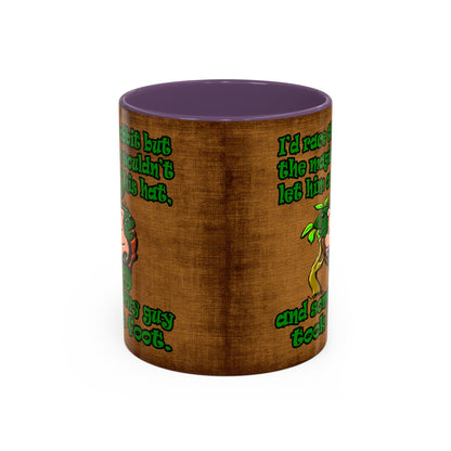 turtle race - Accent Mug (brown papyrus)