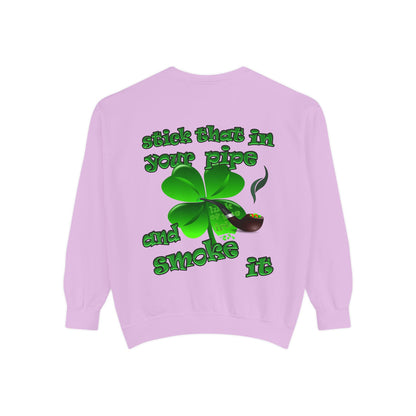 celtics logo - Unisex Garment-Dyed Sweatshirt