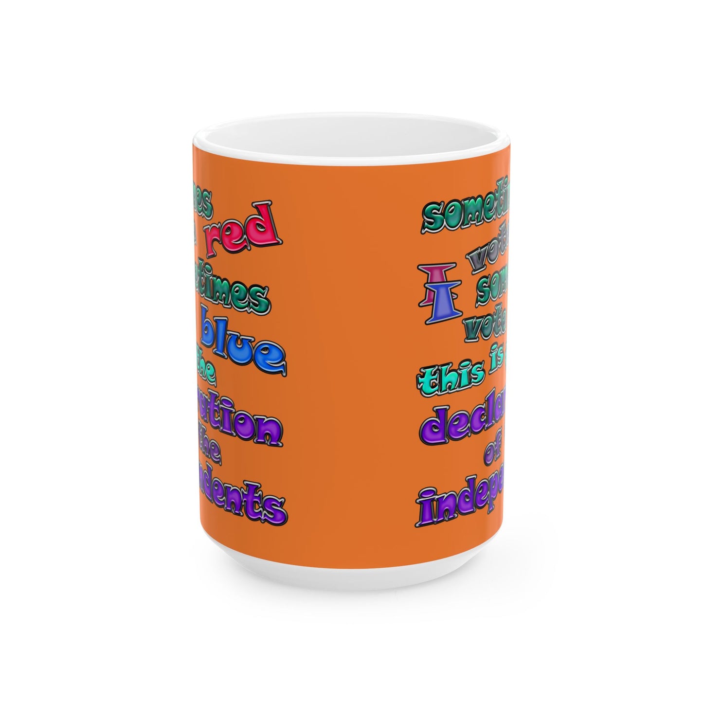 declaration of the independents - White Mug (crusta)