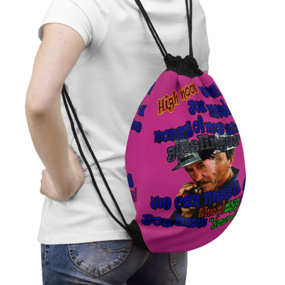 high noon - Drawstring Bag (pink)