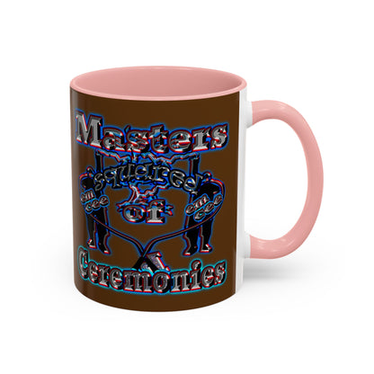 em cee squared - Accent Mug (brown)