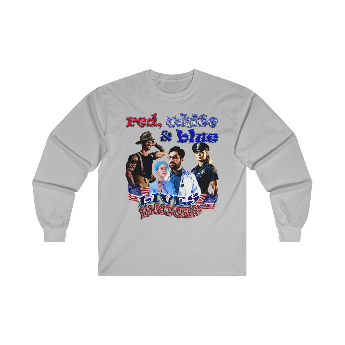 rw&b lives matter - Ultra Cotton Long Sleeve Tee