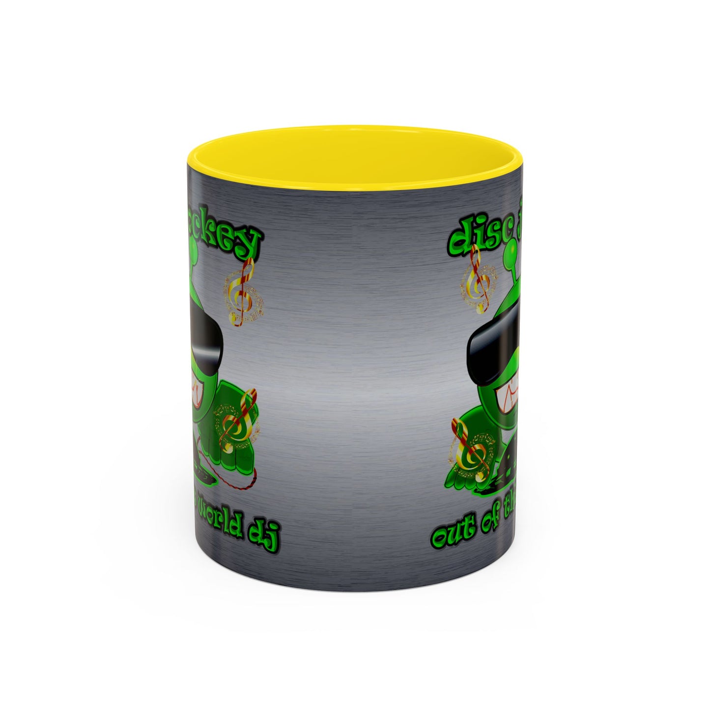 disc jockey - Accent Mug (brushed nickel)