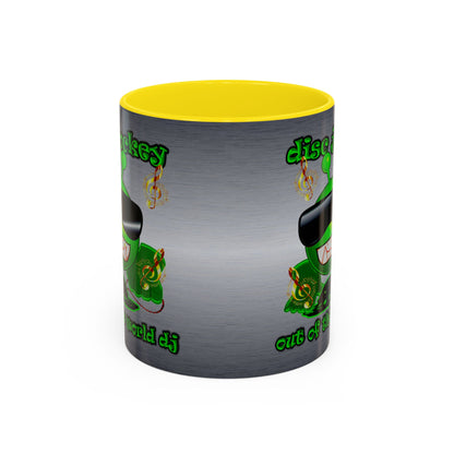 disc jockey - Accent Mug (brushed nickel)