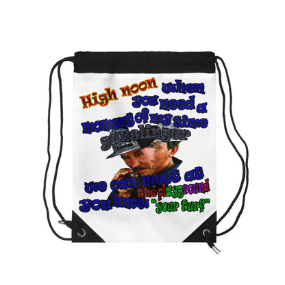 high noon - Drawstring Bag (white)