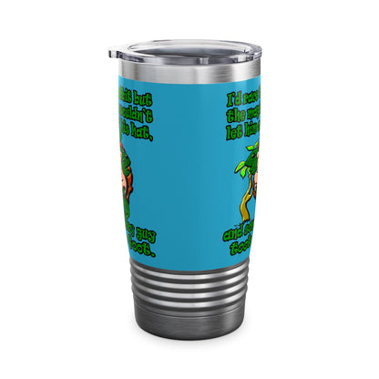 turtle race - Ringneck Tumbler, 20oz (turquoise)