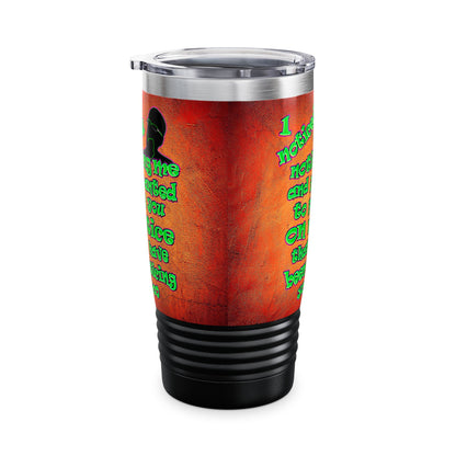 noticed you noticing - Ringneck Tumbler, 20oz (burnt orange)