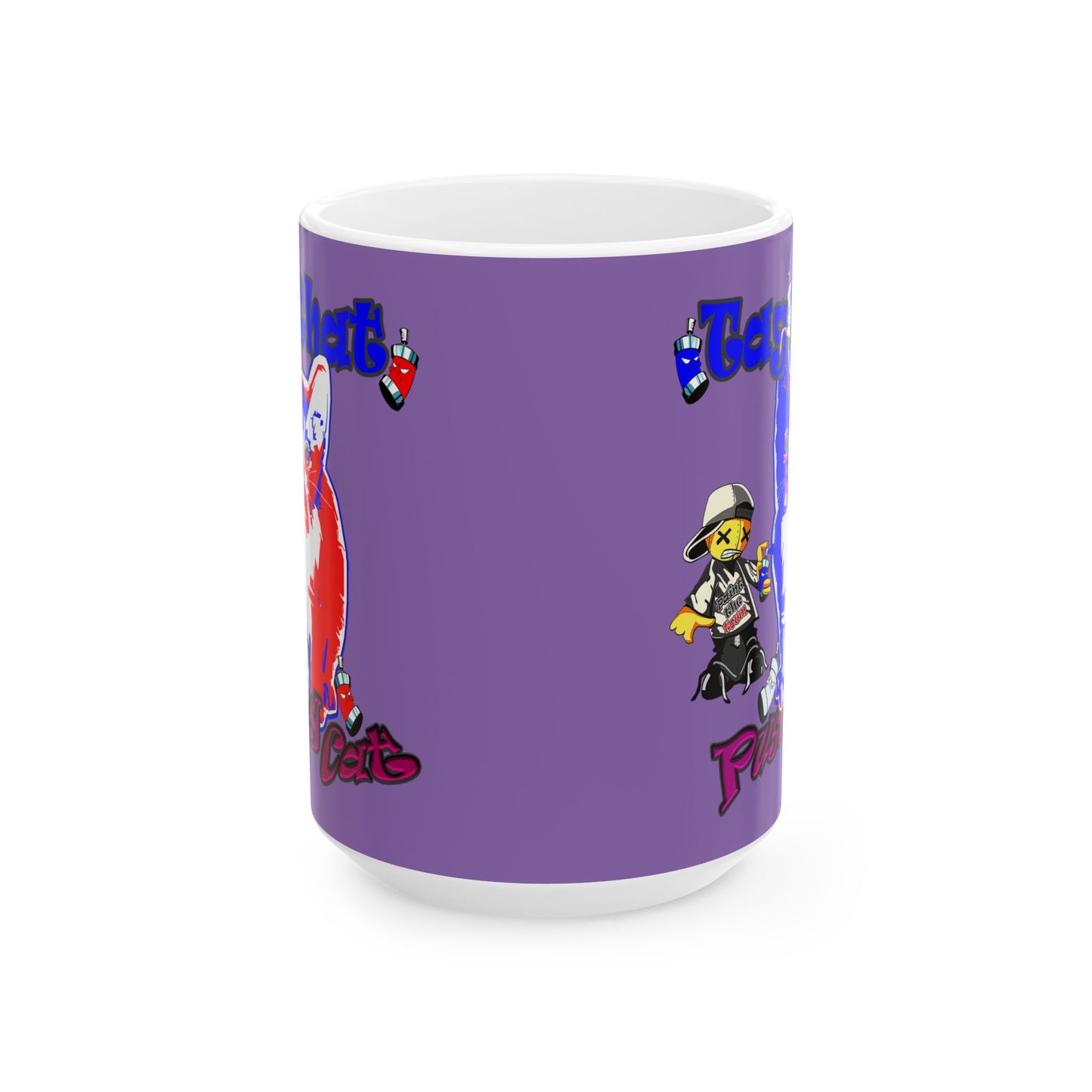 tag that - White Mug (light purple)