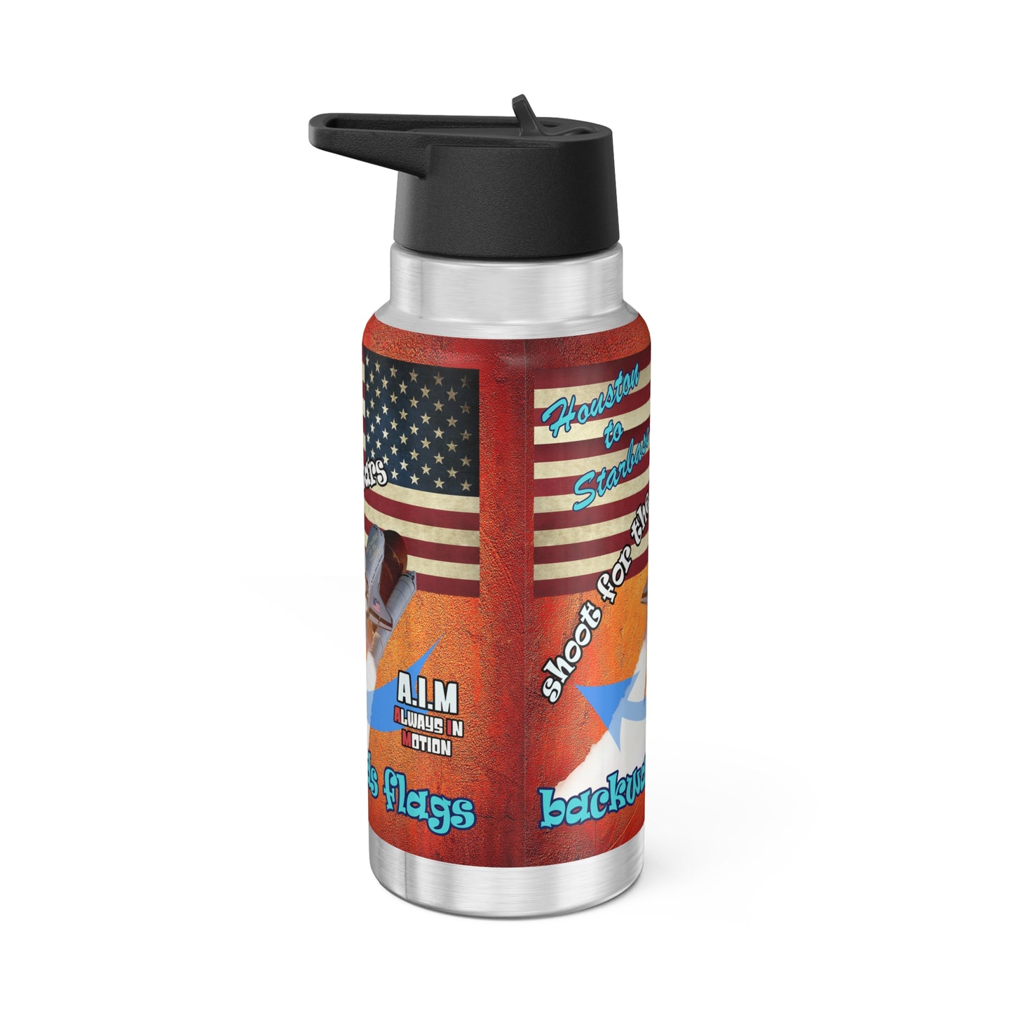 shoot for the stars - Gator Tumbler, 32oz (burnt orange)
