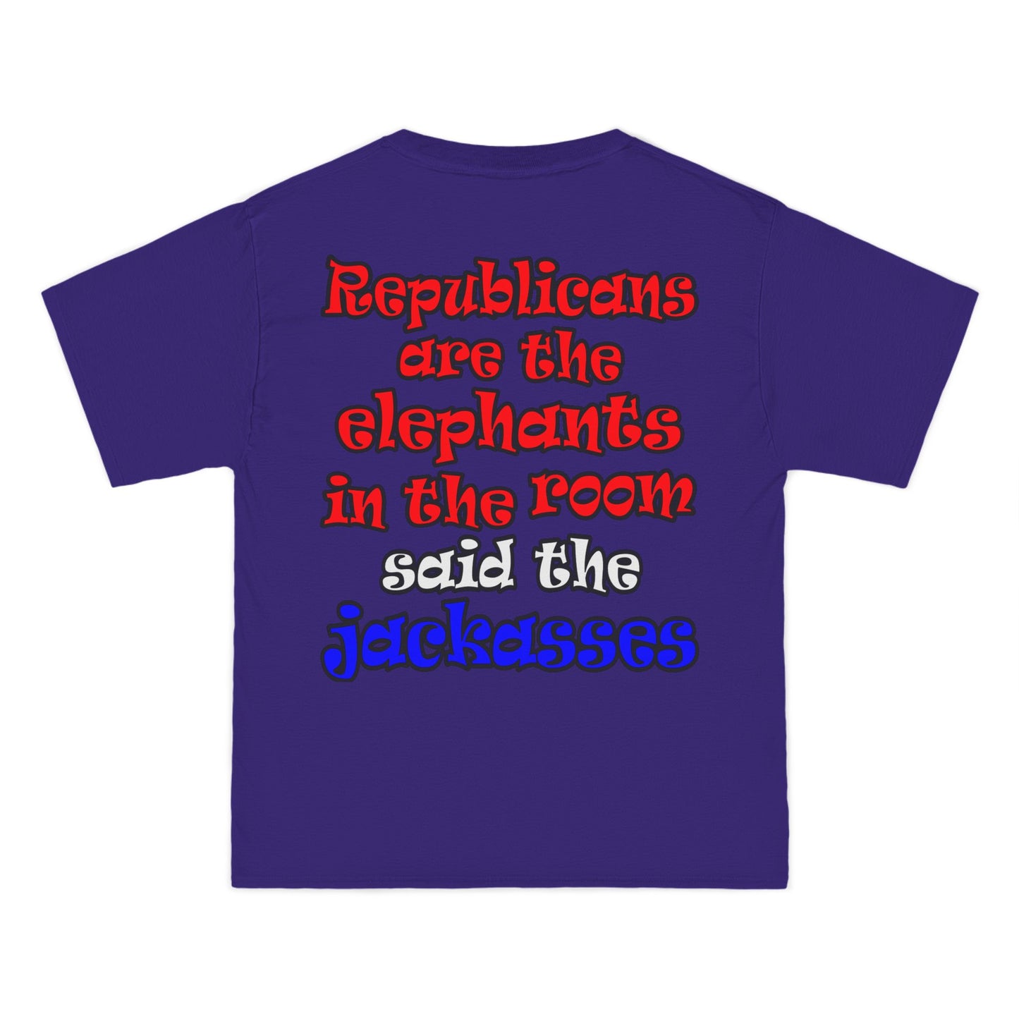 donkeys and elephants - Beefy-T®  Short-Sleeve T-Shirt