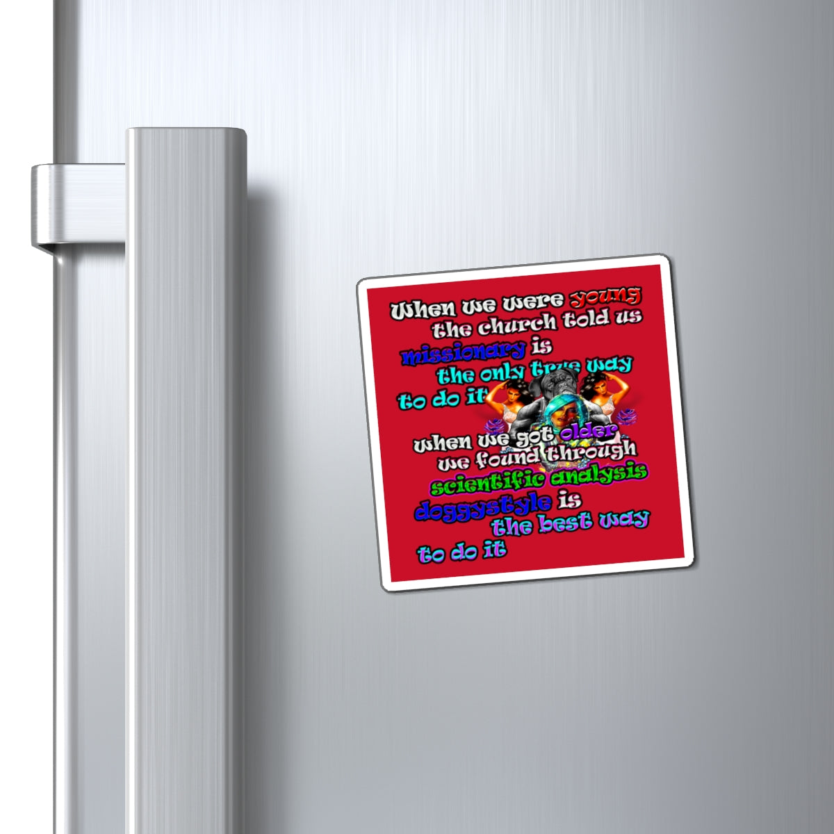 doggystyle - Magnets - (dark red)