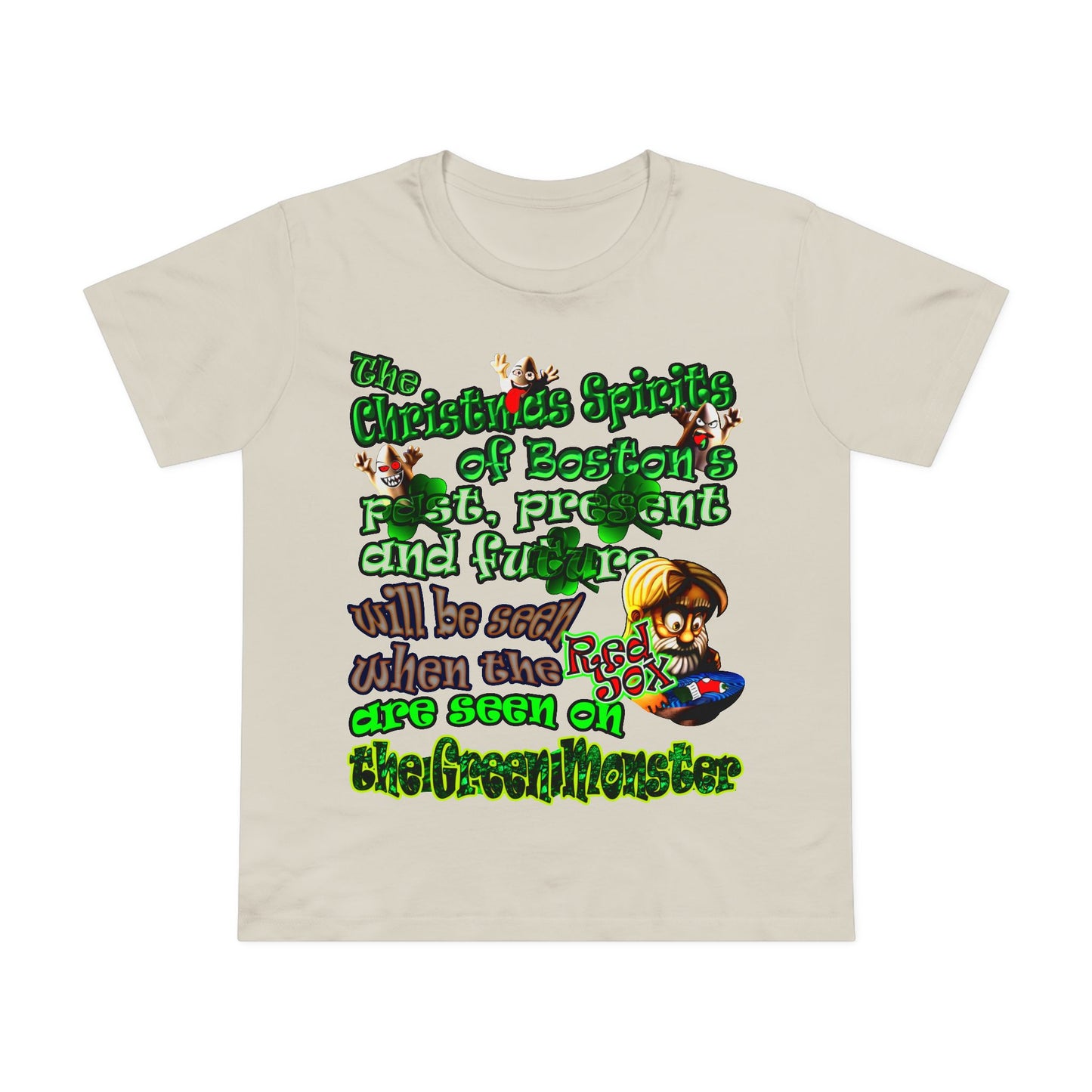 christmas spirits of boston - Women’s Maple Tee