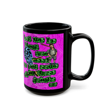 og - Black Mug (pink swirl)