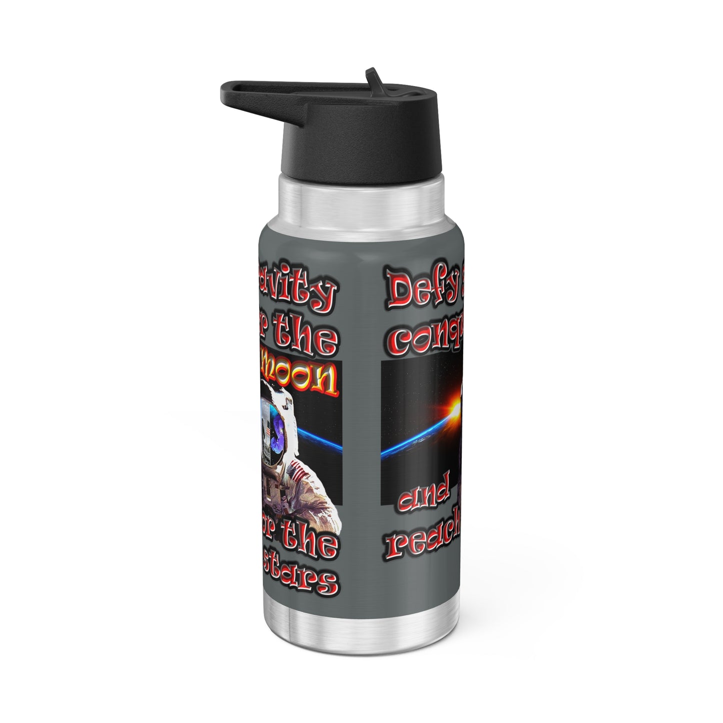 defy conquer reach - Gator Tumbler, 32oz (dark grey)