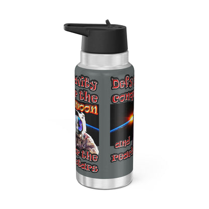defy conquer reach - Gator Tumbler, 32oz (dark grey)