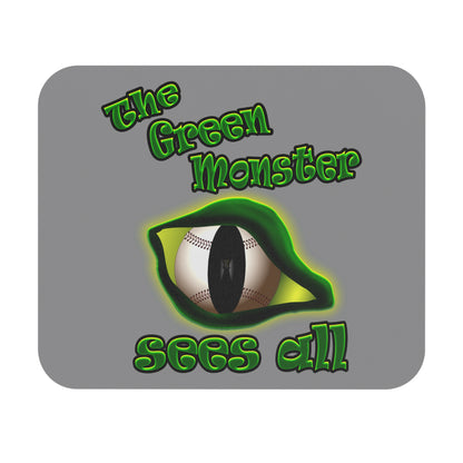 green monster - Mouse Pad (Rectangle) (grey)