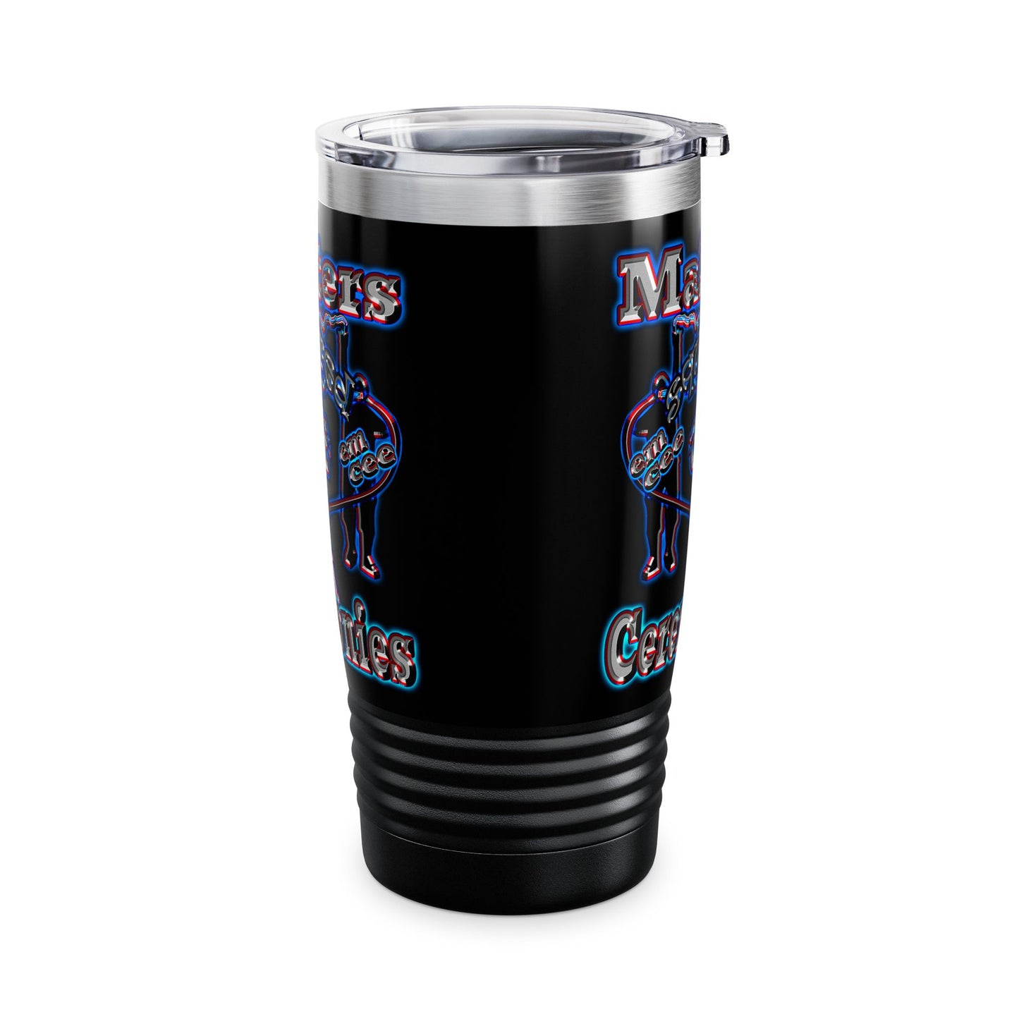 em cee squared - Ringneck Tumbler, 20oz (black)