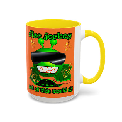 disc jockey - Accent Mug (crusta)