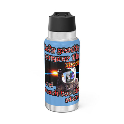 defy conquer reach - Gator Tumbler, 32oz (light blue)