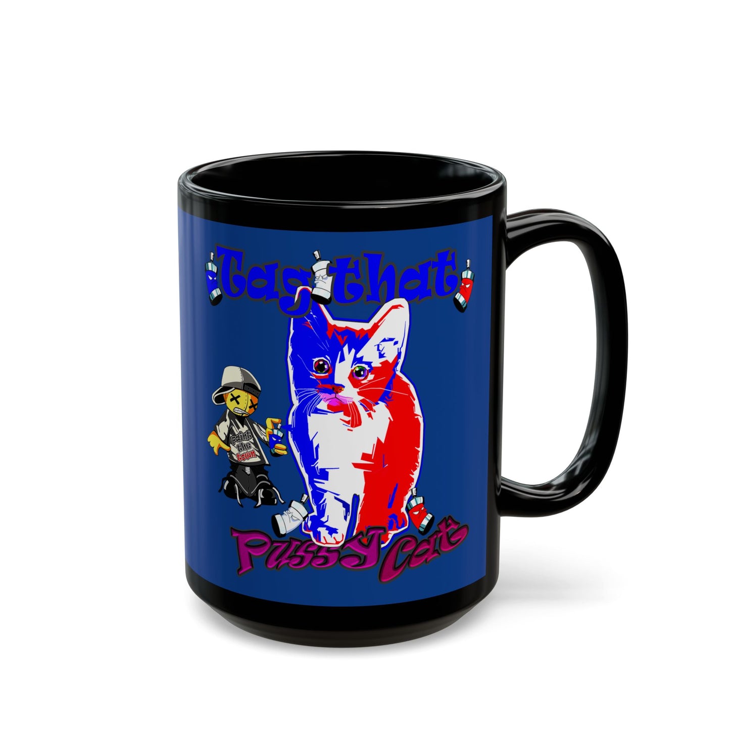 tag that - Black Mug (dark blue)