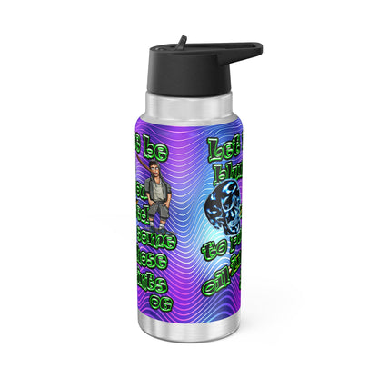 og - Gator Tumbler, 32oz  (purple wave)