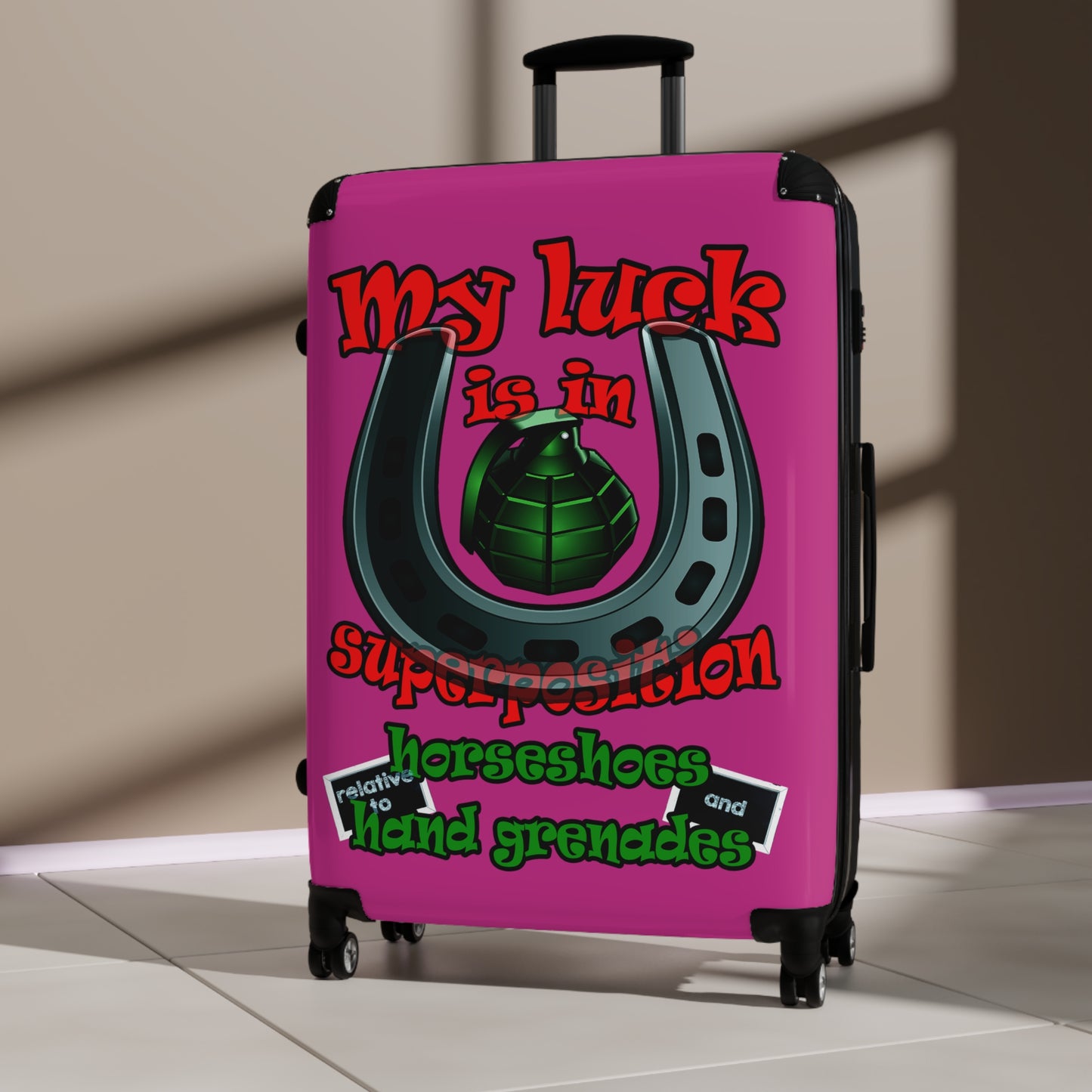 my luck - Suitcase (pink)