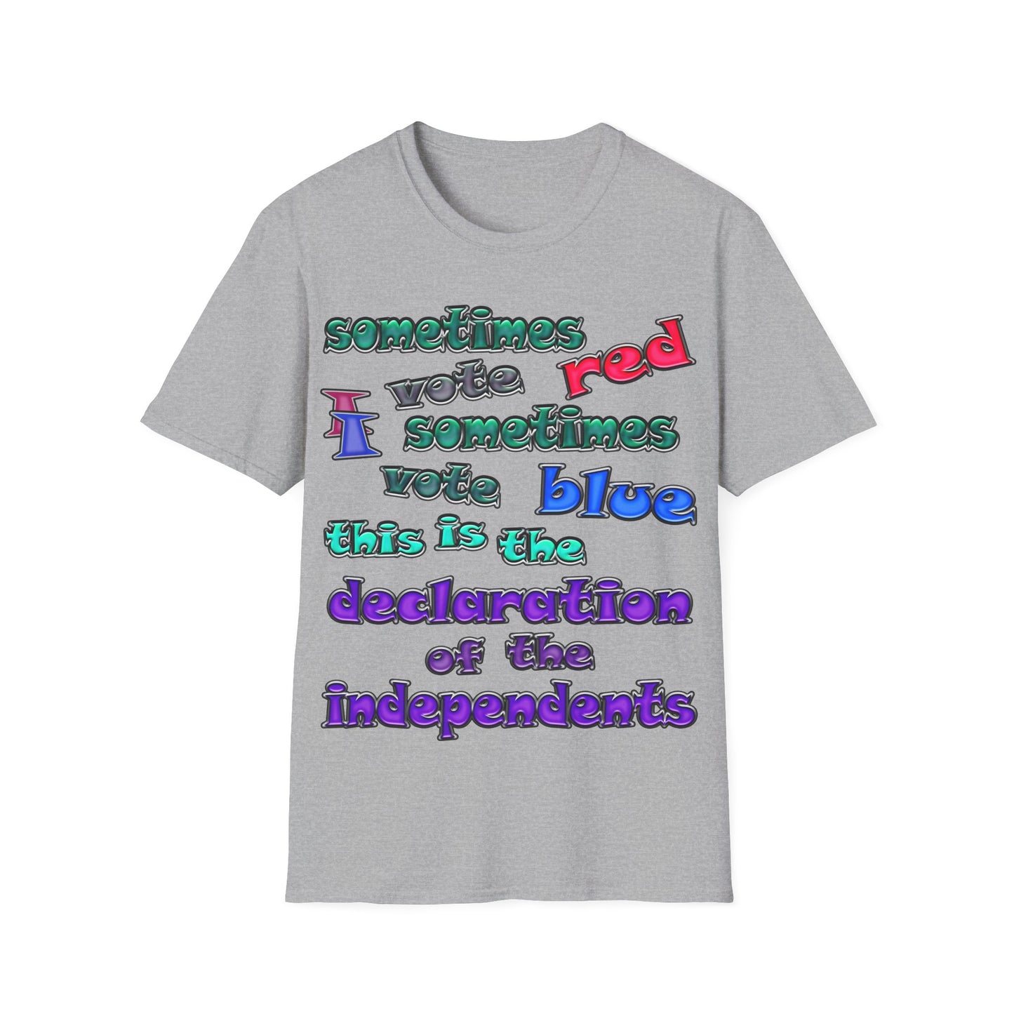 declaration of the independents - Unisex Softstyle T-Shirt