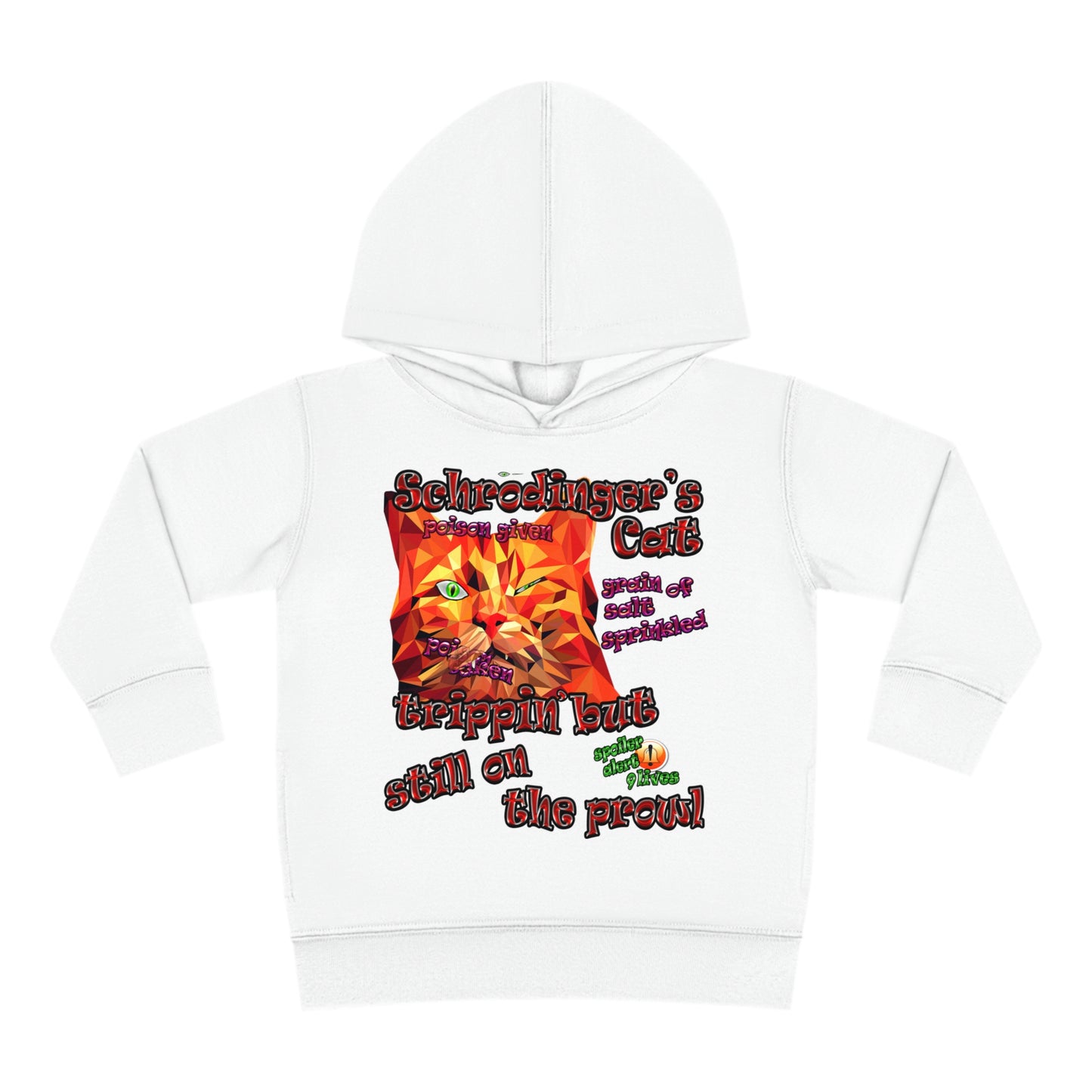 schrodinger's cat - Toddler Pullover Fleece Hoodie