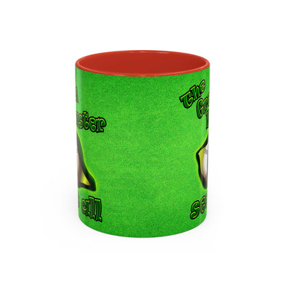green monster - Accent Mug (green turf)