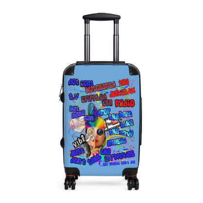 drop the beat - Suitcase (light blue)