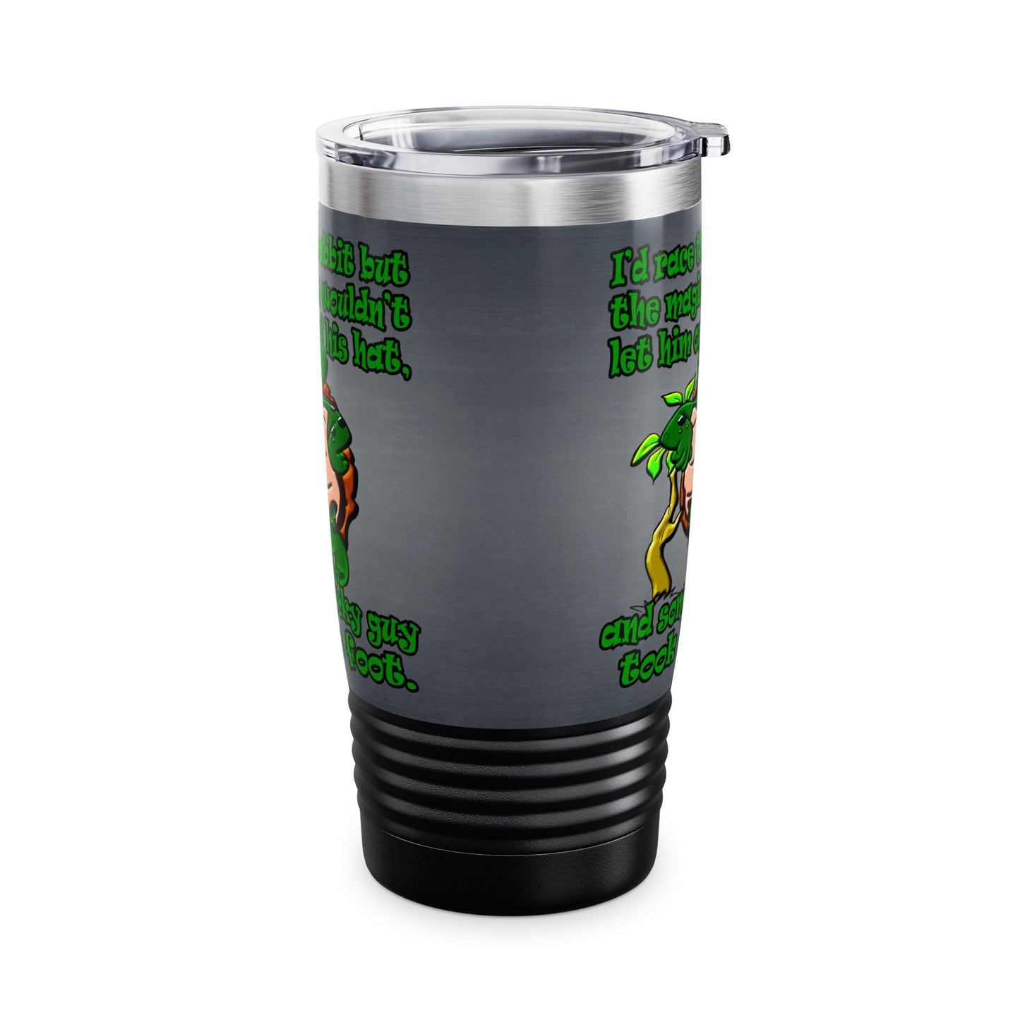 turtle race - Ringneck Tumbler, 20oz (grey-light grey)