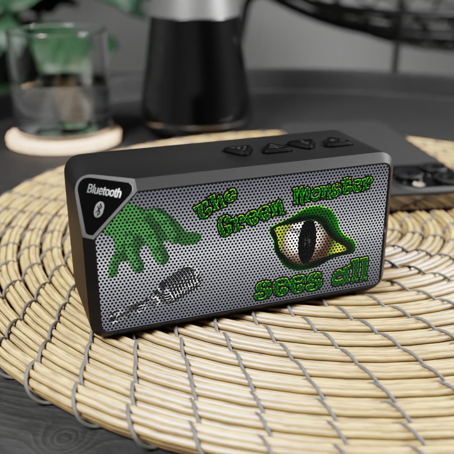 green monster - Jabba Bluetooth Speaker (brushed nickel)