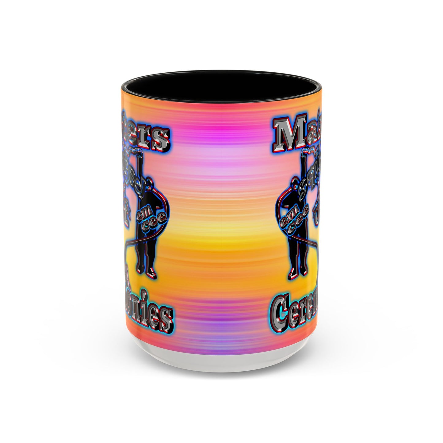 em cee squared - Accent Mug (color blur)