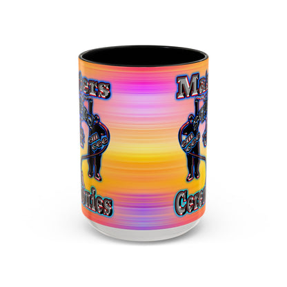 em cee squared - Accent Mug (color blur)