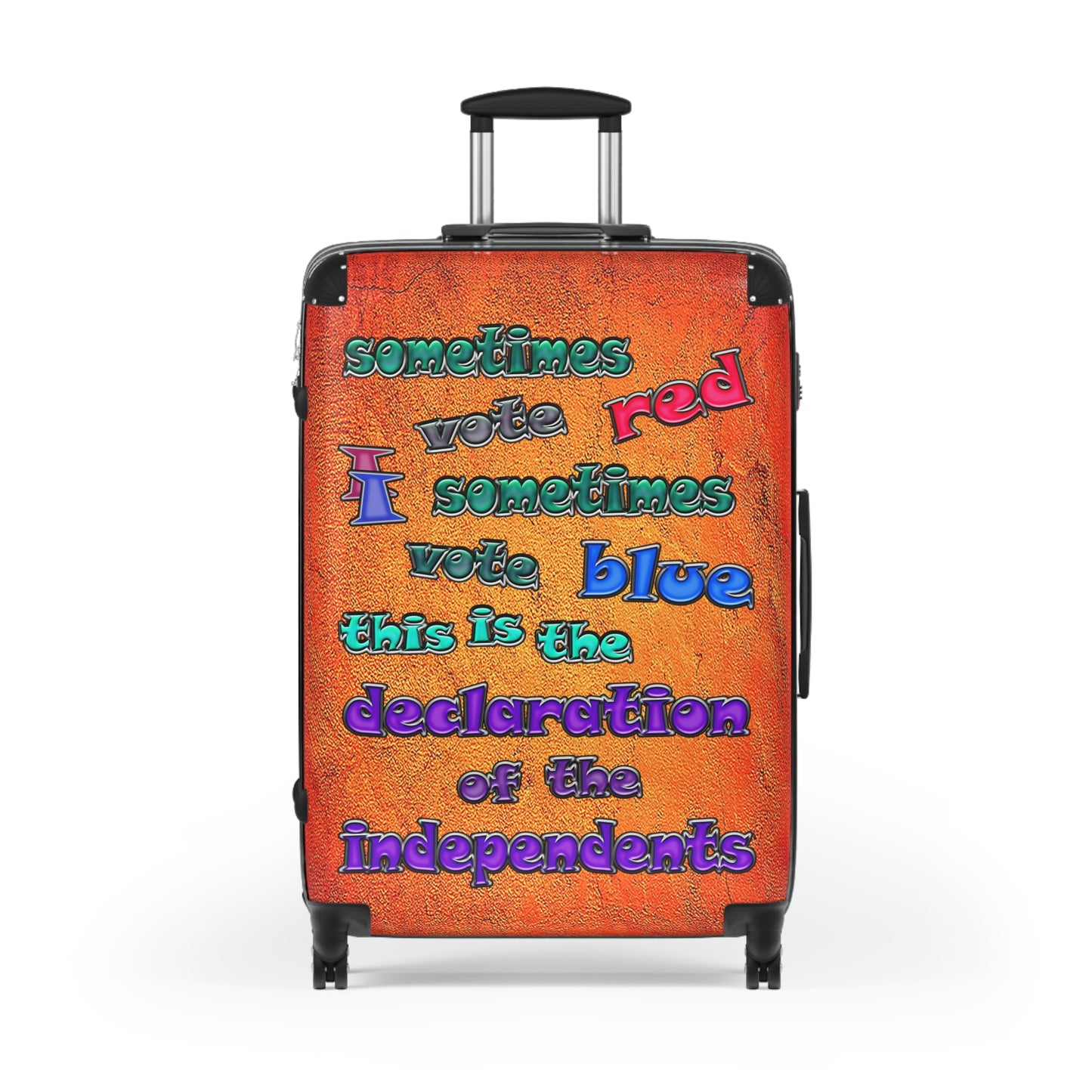 declaration of the independents - Suitcase (burnt orange)