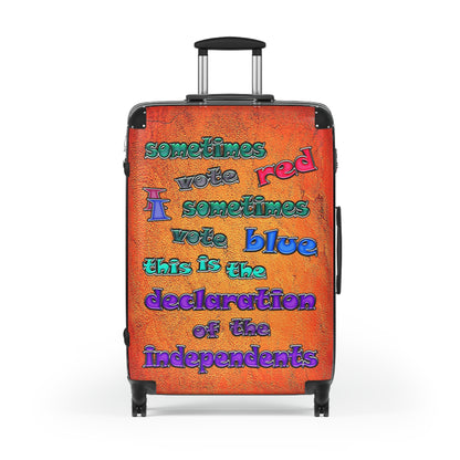 declaration of the independents - Suitcase (burnt orange)