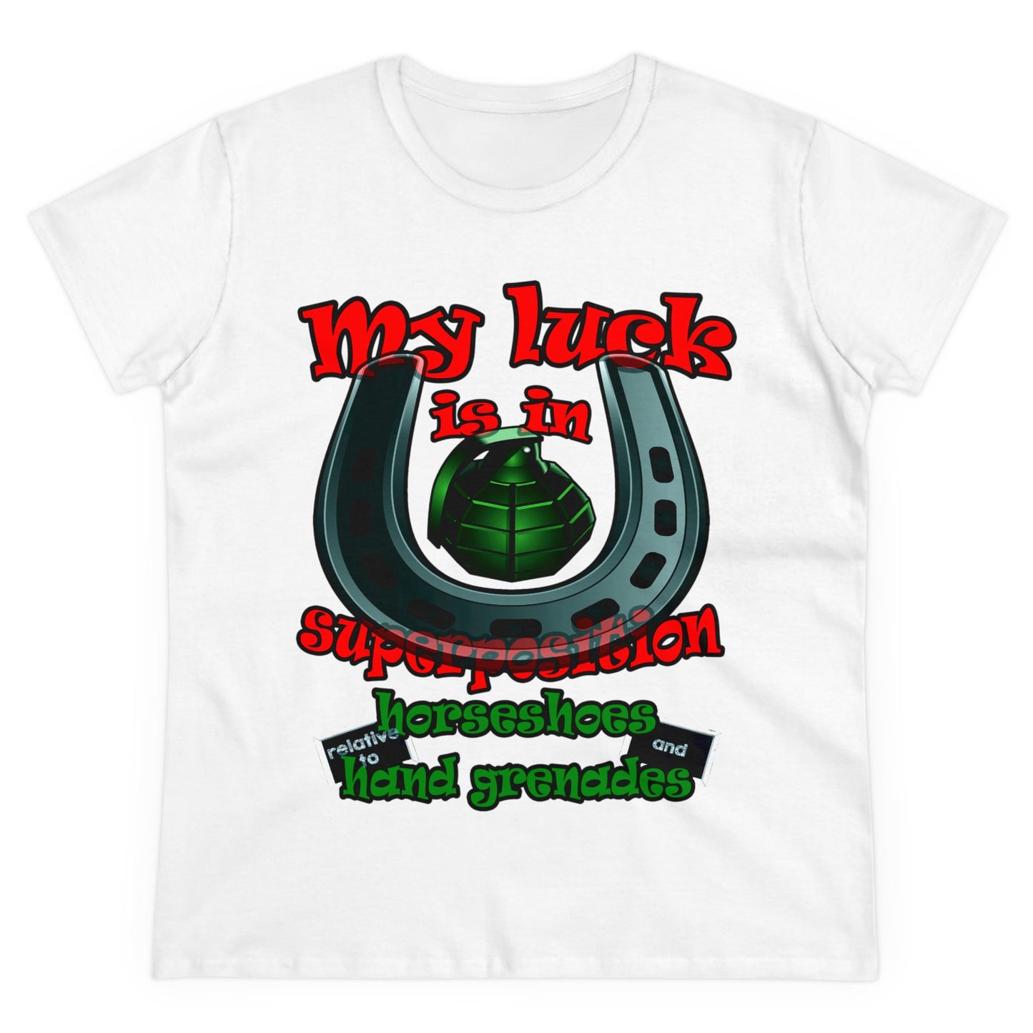 my luck - Women's Midweight Cotton Tee