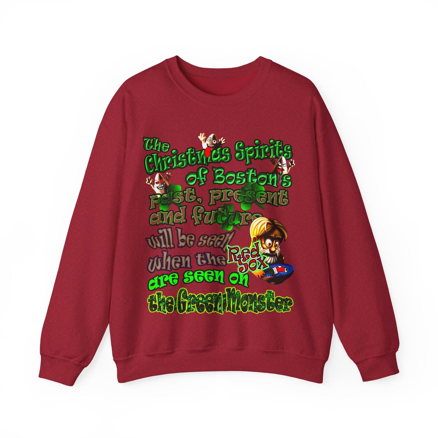 christmas spirits of boston - Unisex Heavy Blend™ Crewneck Sweatshirt