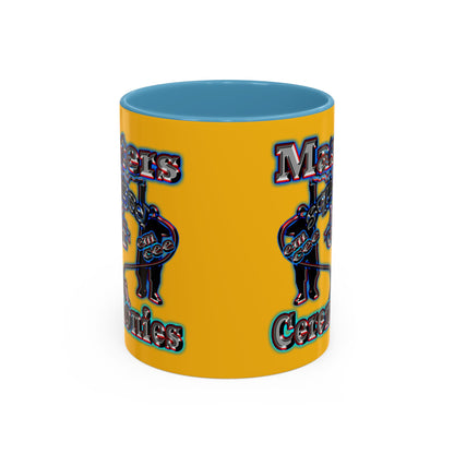 em cee squared - Accent Mug (yellow)