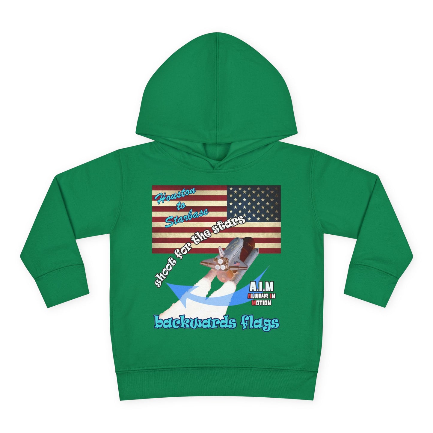 shoot for the stars - Toddler Pullover Fleece Hoodie