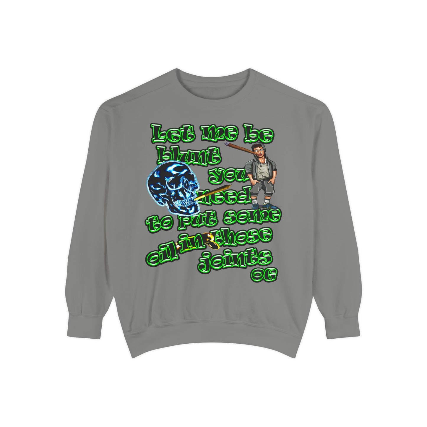 og - Unisex Garment-Dyed Sweatshirt