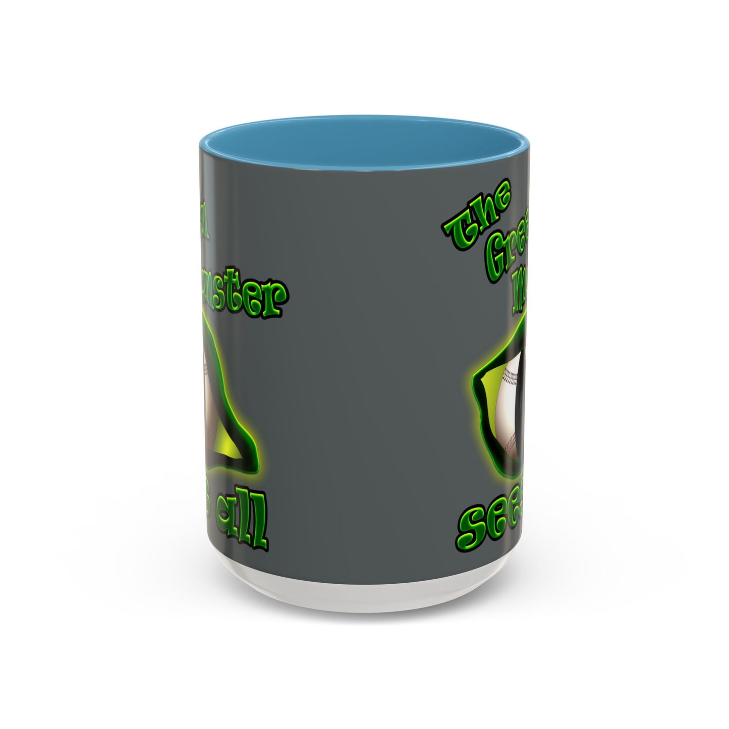 green monster - Accent Mug (dark grey)