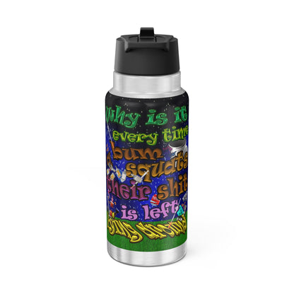 the bum's shit - Gator Tumbler, 32oz ('snoops' background)