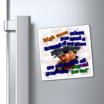 high noon - Magnets - (white marble)