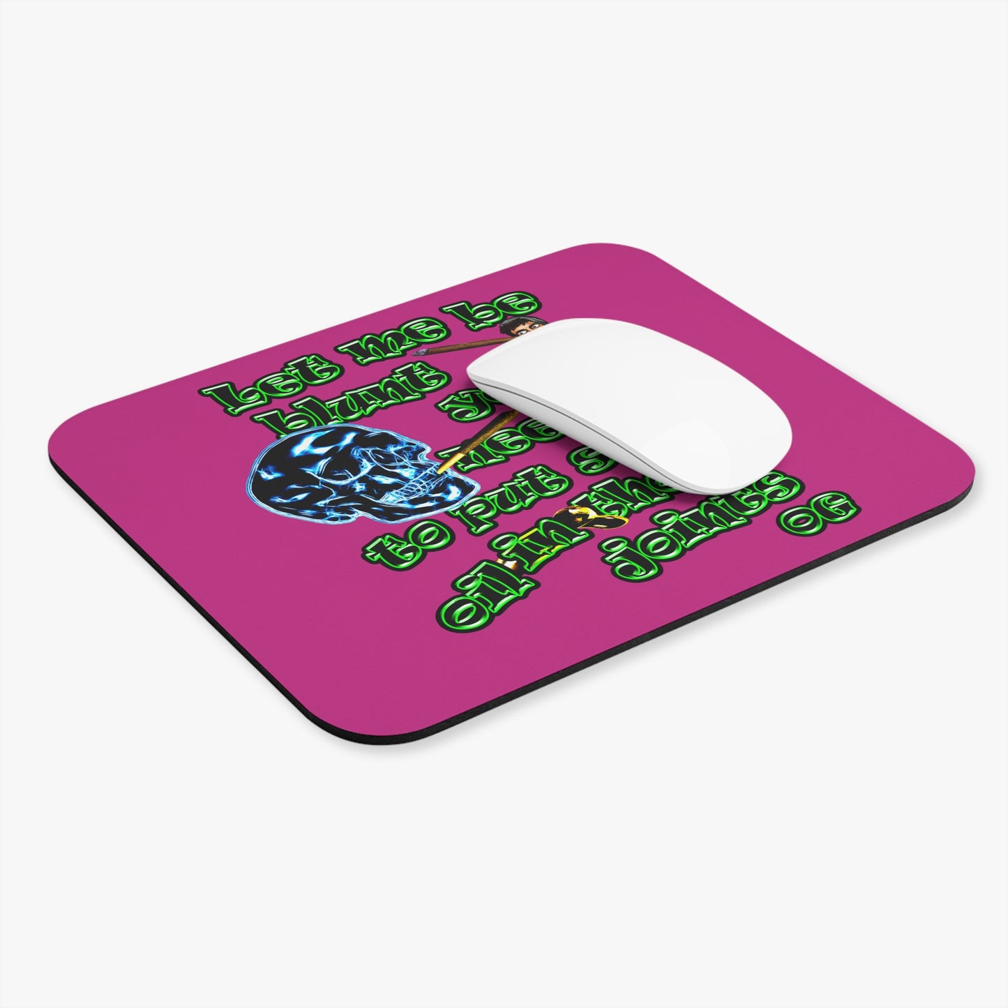 og - Mouse Pad (Rectangle) (pink)