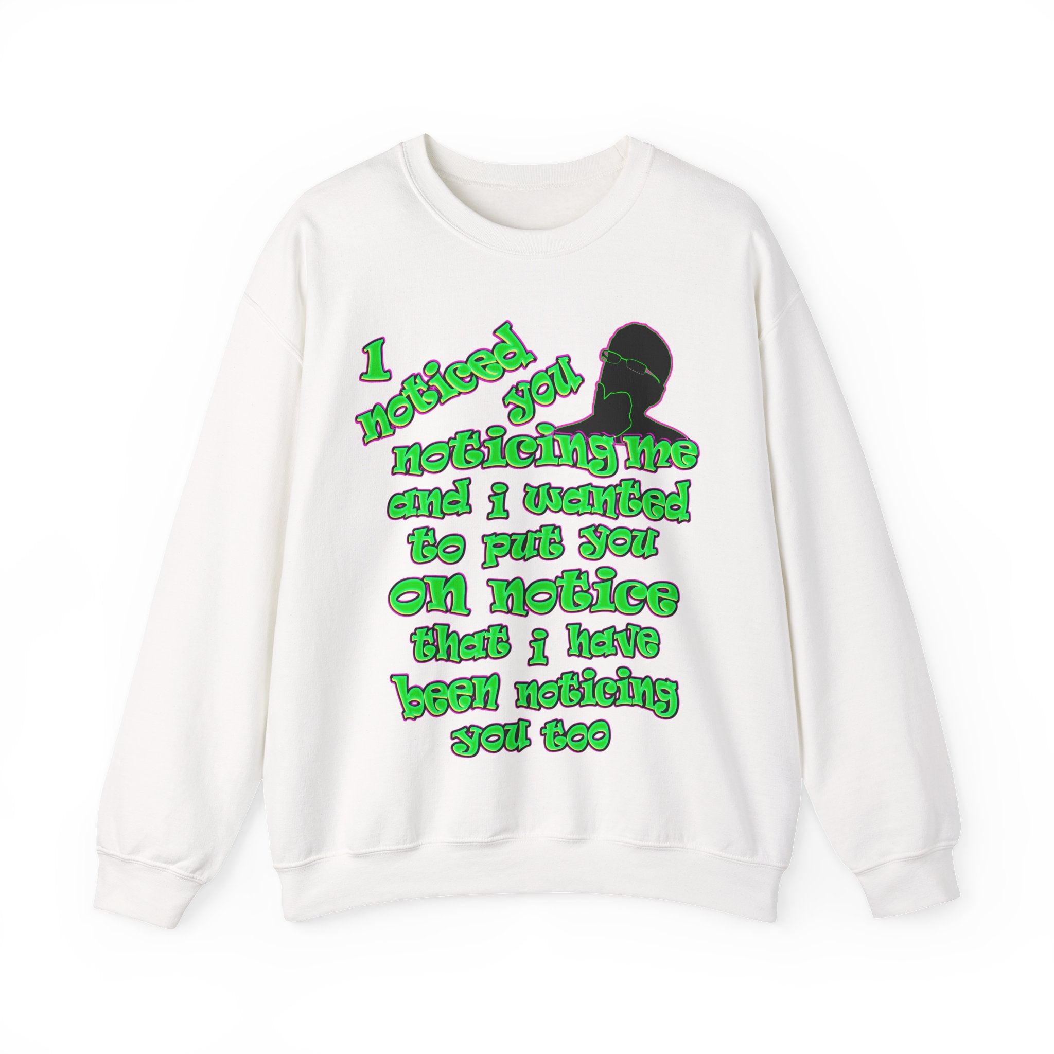 noticed you noticing - Unisex Heavy Blend™ Crewneck Sweatshirt